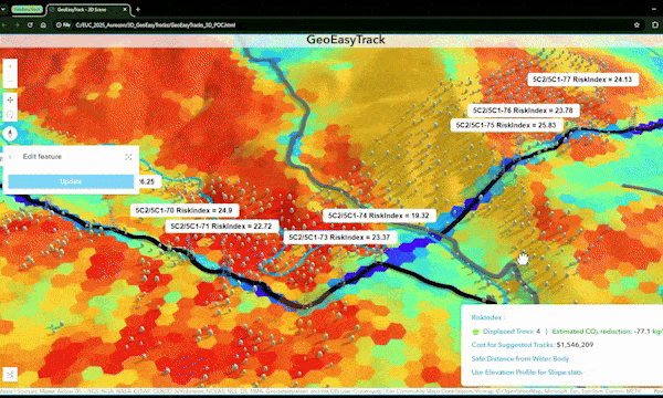 Quick demo of Aurecon's GeoEasyTrack digital tool