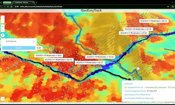 Aurecon's GeoEasyTrack digital tool