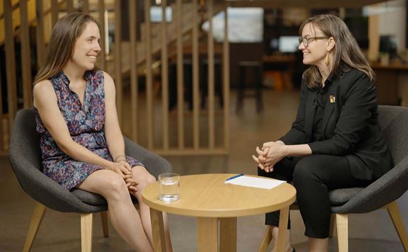 Jodie Bricout talks about the benefits of circular procurement with Jennifer Slocombe