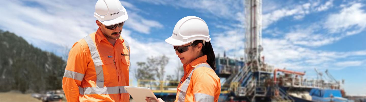 Aurecon engineers on site