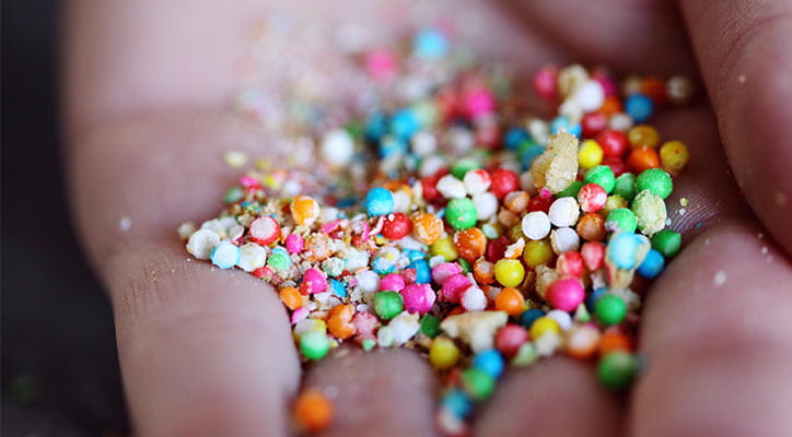 Microplastics which include microbeads in personal care products and microfibers in polyester fabrics have found their way in our waterways through WWTPs.