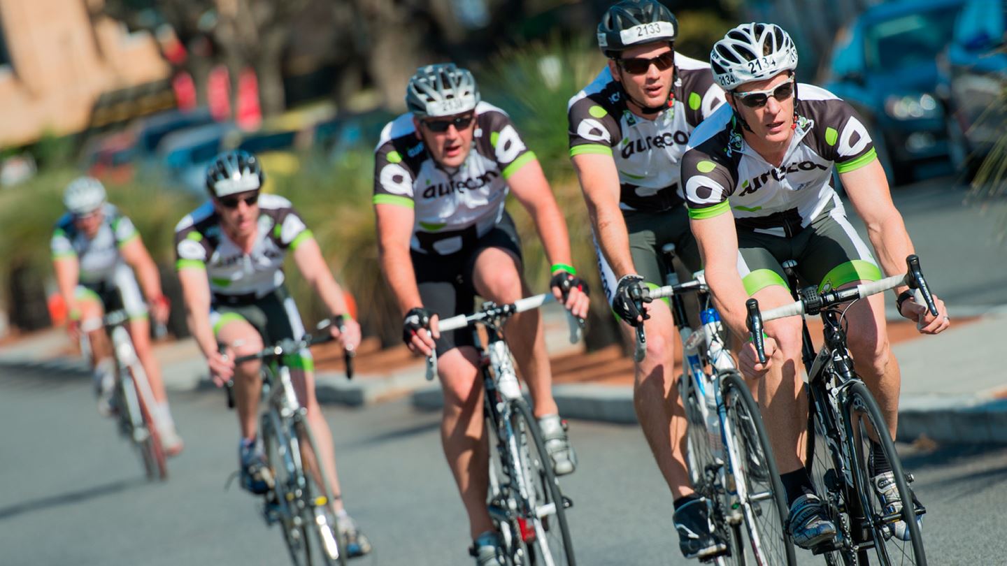 Aurecon cycling team.