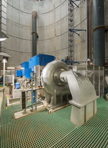 Figure 11. Energy recovery turbines.