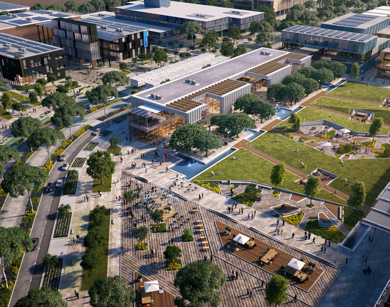 Fishermans Bend is Australia’s largest urban renewal project in the heart of Melbourne. Image courtesy of Studio Magnified (acquired by Aurecon in 2018).