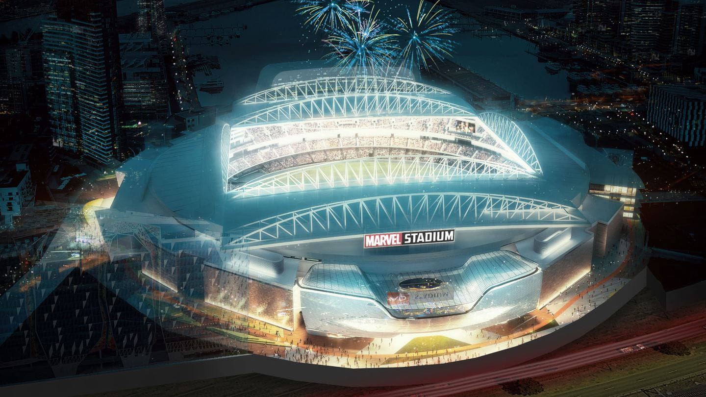 The roof is often the most demanding structure in re-lifing a stadium.