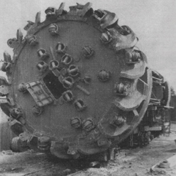 An old Tunnel Boring Machine