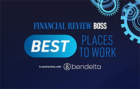 Financial Review BOSS. Best places to work. In partnership with bendelta.