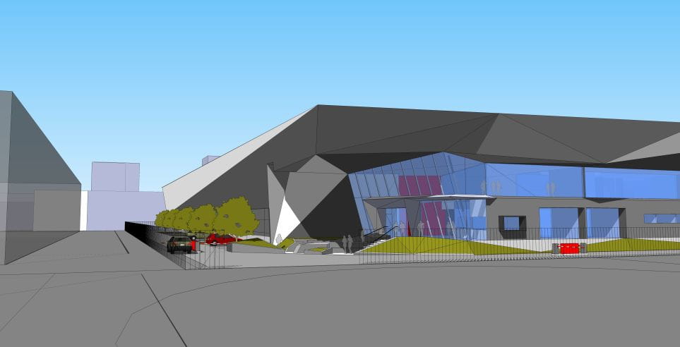 3D drawings were used to show what the Equinix Data Centre would look like