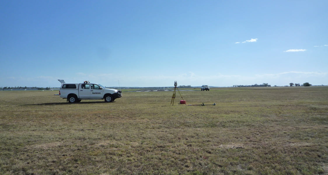 Traditional on ground survey by Aurecon
