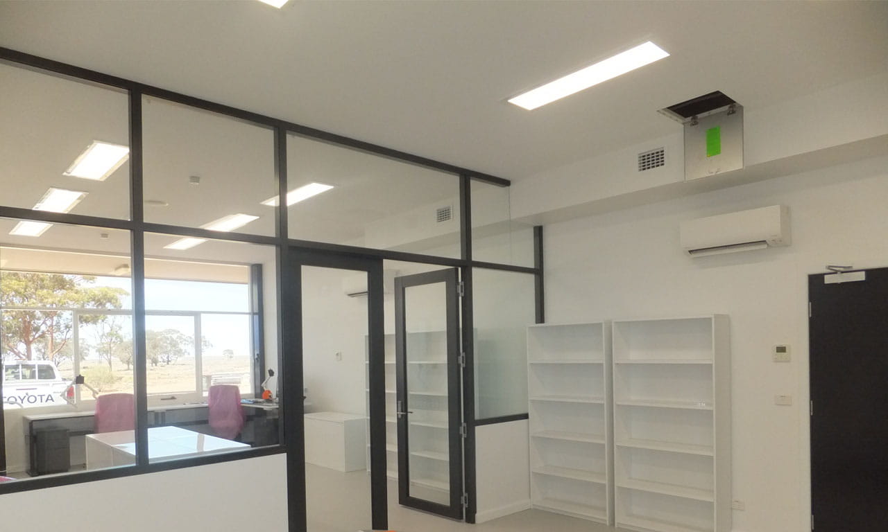 The terminal building now has a modernised waiting and reception area for personnel and visitors. 