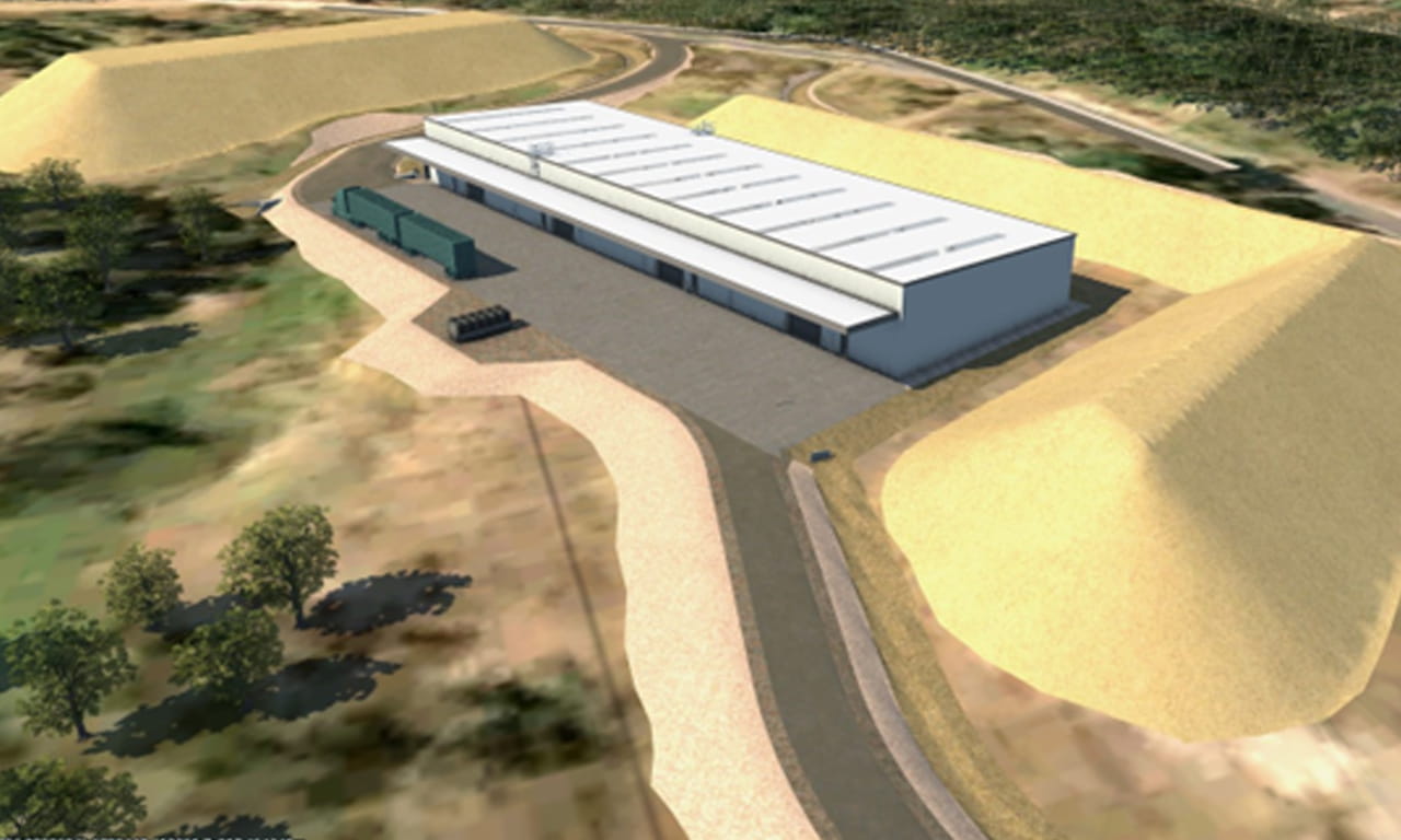 Digital engineering helped to design the location and layout of storage facilities to adjust to site conditions.