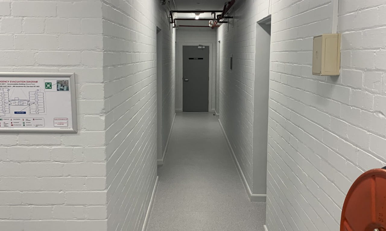 The newly improved amenities provide the Australian Air Force cadets and personnel to have modern living accommodations.