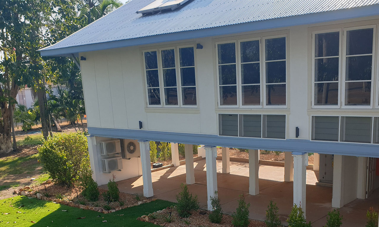 Aurecon installed a multi-room ducted air conditioning system to help with temperature comfort and to dehumidify the air to preserve the building.