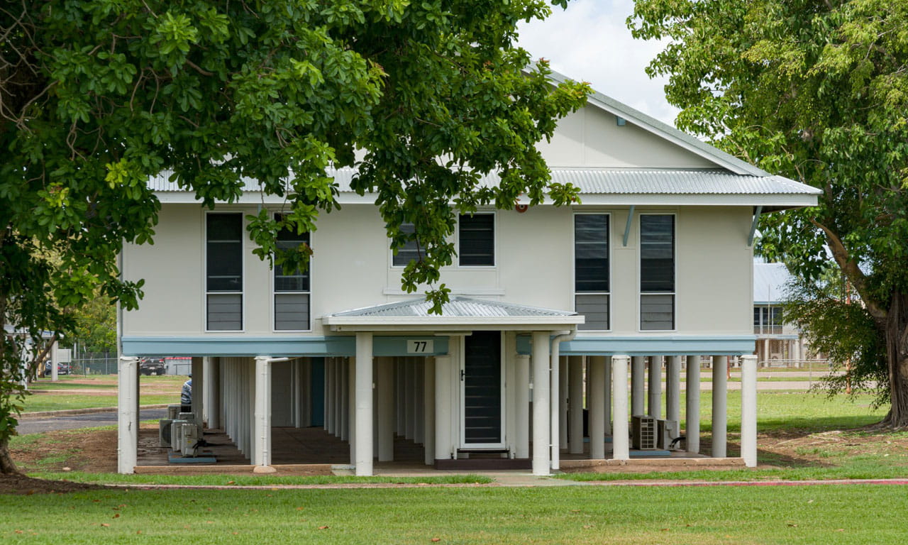 RAAF Darwin accommodation precinct is upgraded, and buildings reopened for personnel who live, work, or operate on the air base.