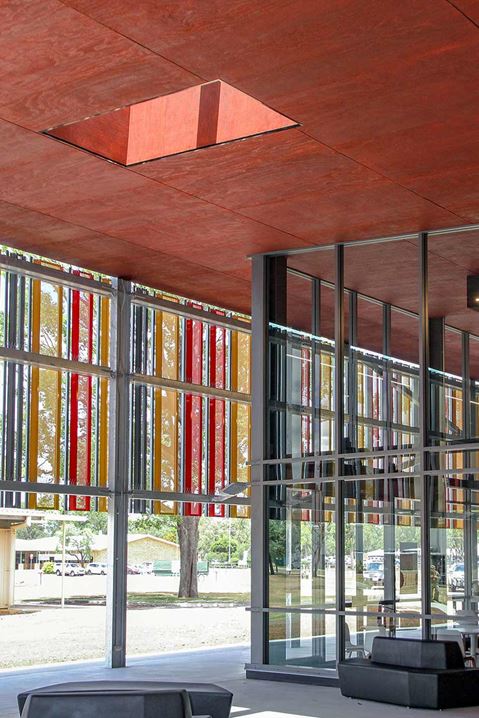 The new centre includes a new entrance, new dining and café spaces, with new administration offices, a Defence Bank branch, and car parking facilities.