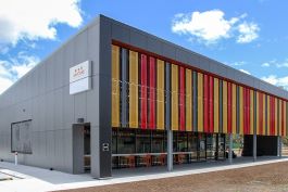The Army Commercial Centre in Oakey, Queensland, features a precinct dining and café area for the Department of Defence Swartz Barracks personnel.