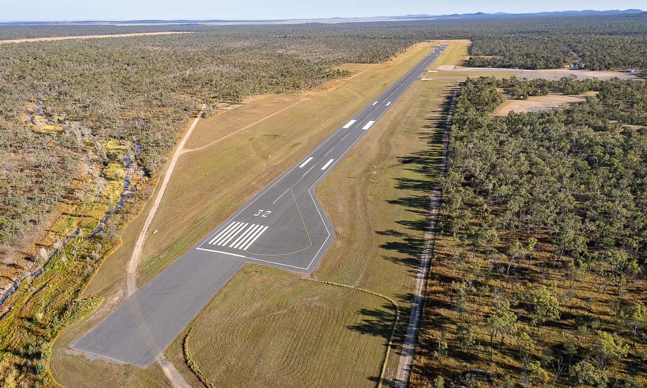The Williamson Airfield was upgraded to support increased heavy-lift aircraft operation.