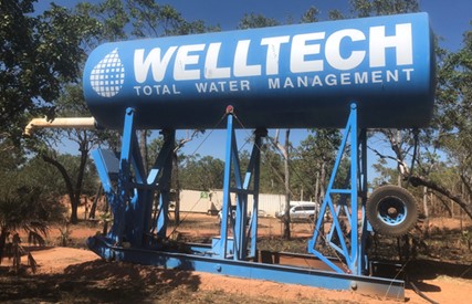 To retain critical water supply for base requirements, Aurecon procured new above ground water tanks to store water for construction.