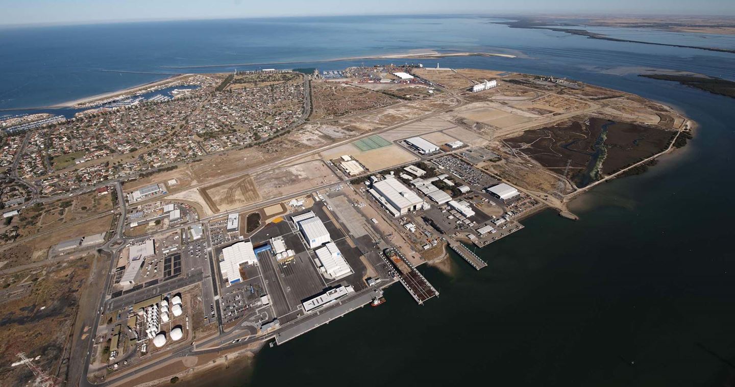 Aerial view - Common User Facility - Techport Adelaide