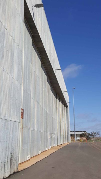 Outside view of RAAF Base Woomera