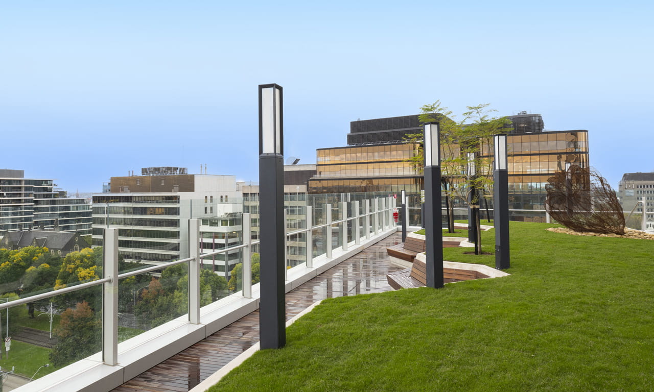 The transformed campus not only accommodates a growth in numbers of students, staff and researchers, it also includes sustainable features.