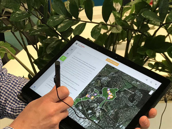 Digital techniques, centred around an online interactive map, facilitated engaging people throughout and beyond the University community. Image courtesy of La Trobe University.