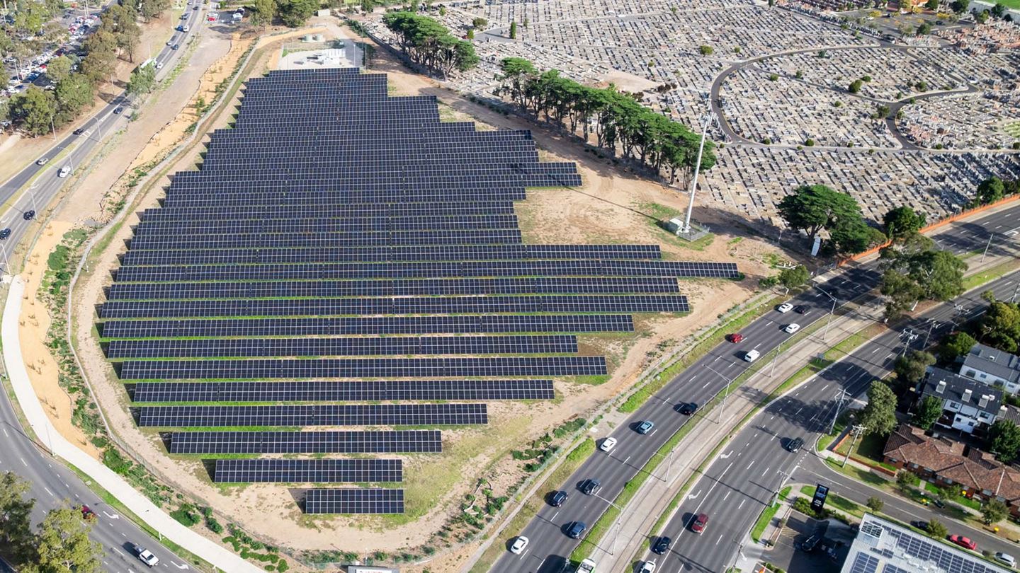 The solar farm, combined with a battery energy storage system, is a key project in La Trobe University's Net Zero program.