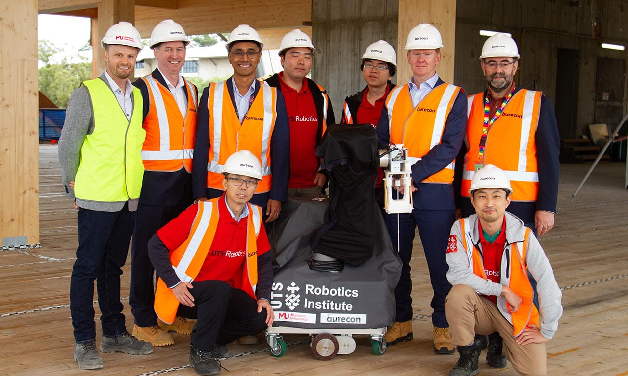 The robotics trial at Murdoch University is a collaboration between Aurecon, Murdoch University and the University of Technology Sydney (UTS).
