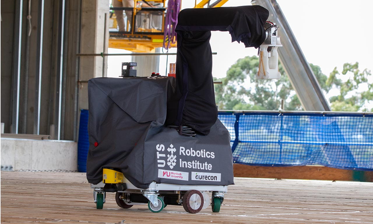 The innovative robotics technology used at Murdoch University has the potential to modernise the construction industry.