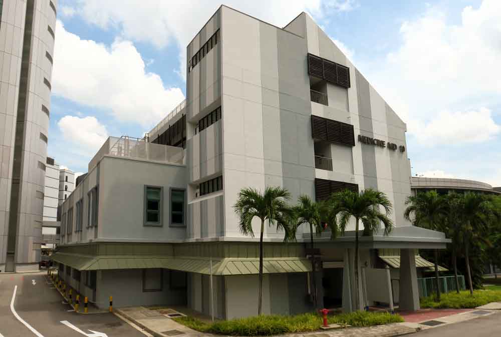 The exterior of NUS, Block MD10.