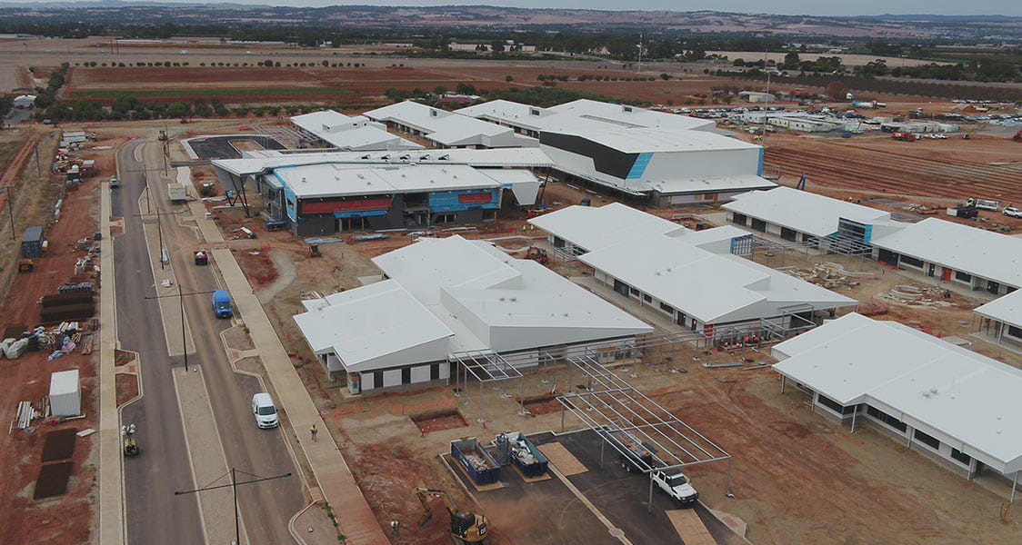 The new school's project will provide modern educational facilities in fast-growing regions of South Australia. Image courtesy of Sarah Constructions.