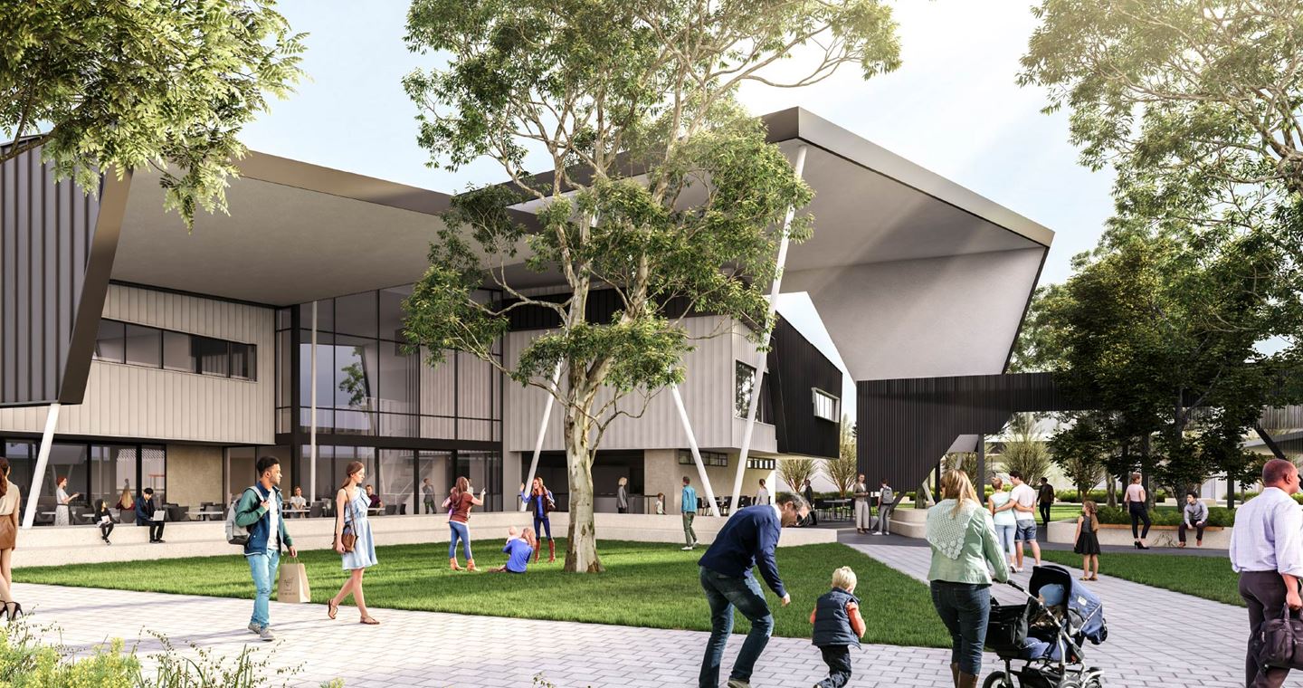 Modern and contemporary learning environments connecting indoor and outdoor learning spaces. Image courtesy of Sarah Constructions.