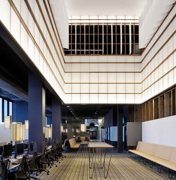 The upgraded building reflects the historical aspect while also incorporating modern facilities.