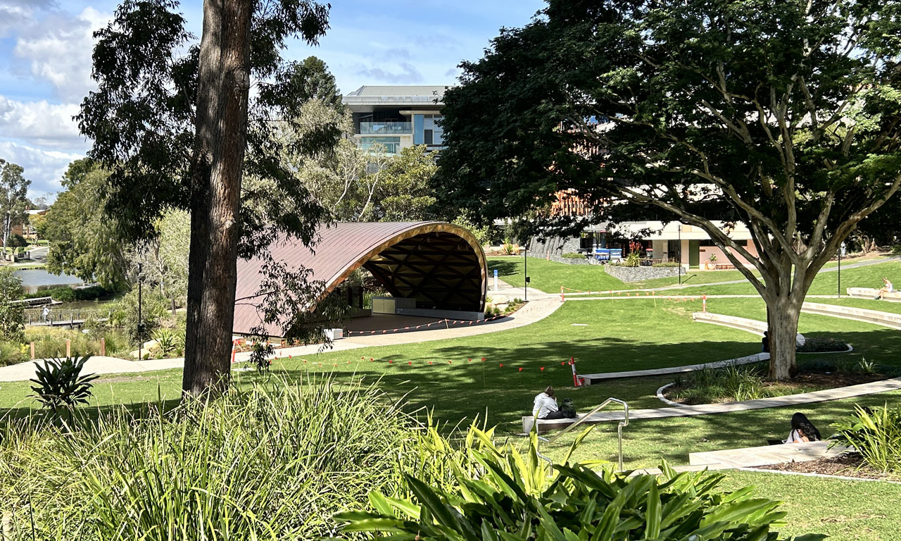 The Soundshell serves as a focal point for connection, learning and entertainment.