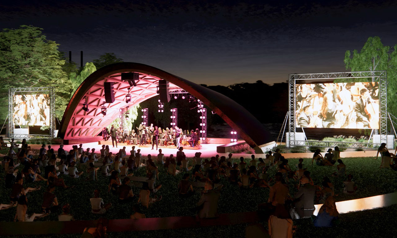 UQ Soundshell is an inclusive, accessible and experiential space that entices students on campus and creates memorable experiences.