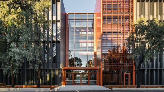 The Woodside Building represents the latest in world-leading energy efficient building design. Image courtesy of Peter Bennetts Photography.