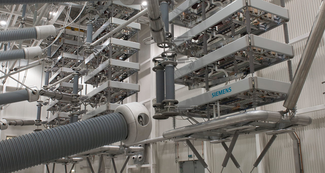 Some of the inner workings of one the Transpower’s Pole 3 HVDC convertor stations.
