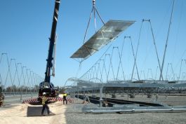 Construction of Kogan Creek Solar farm