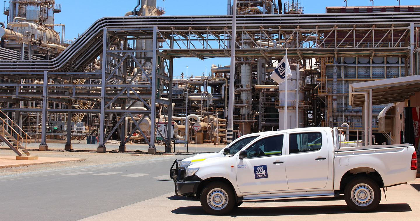 Sustaining a competitive hydrogen market in Australia. Image courtesy of Yara Pilbara.