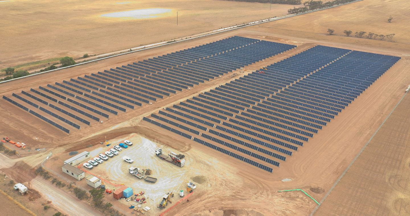 Collaborating to design a sustainable energy future for South Australia. Image courtesy of SA Water.