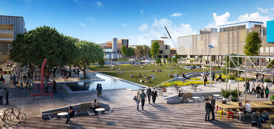 Unsigned Studio delivered a video and imagery to describe the strategic importance and on-ground experience of a new part of central Melbourne. Image courtesy of Studio Magnified (acquired by Aurecon in 2018).