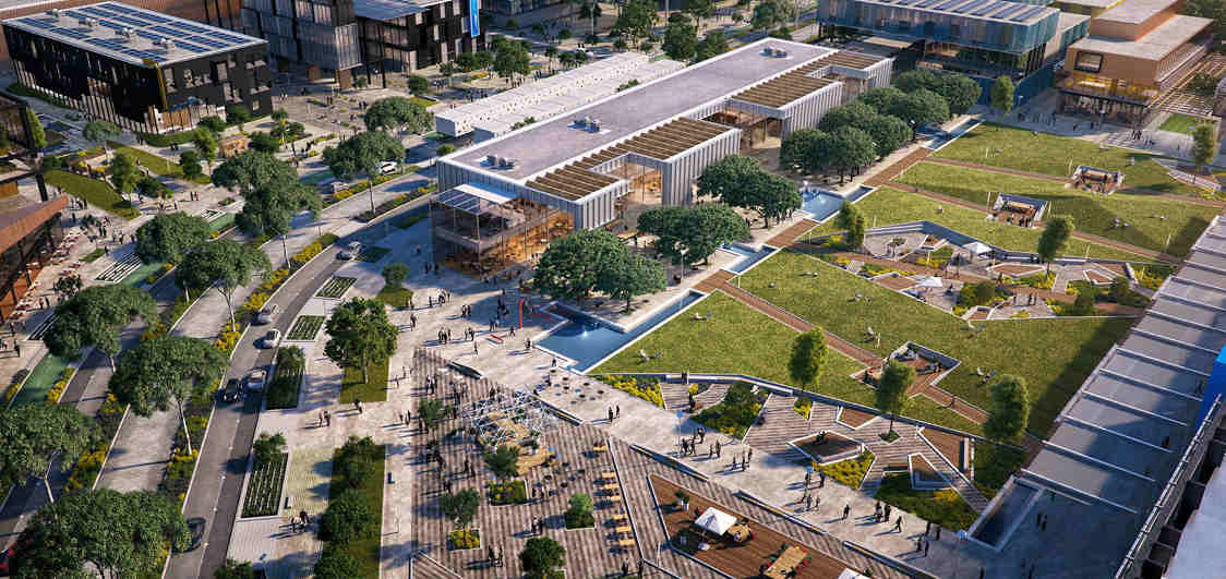 Unsigned Studio delivered a video and imagery to describe the strategic importance and on-ground experience of a new part of central Melbourne. Image courtesy of Studio Magnified (acquired by Aurecon in 2018).