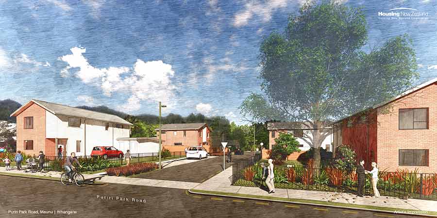 Aurecon’s GIS site selection and development opportunity tool will be used by Kāinga Ora to inform their redevelopment program for at least the next decade. Image courtesy of Kāinga Ora.