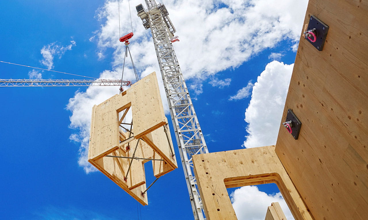 A circular economy framework can be applied to modular construction of new and revitalised buildings.