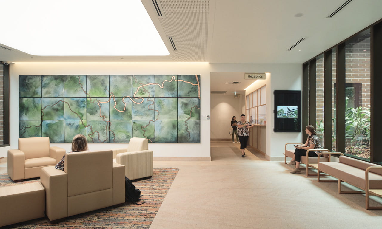 Ipswich Hospital is the primary hospital for the West Moreton Health and upgrading the Ipswich Health Precinct will benefit Australian residents. Image courtesy of Hassell.