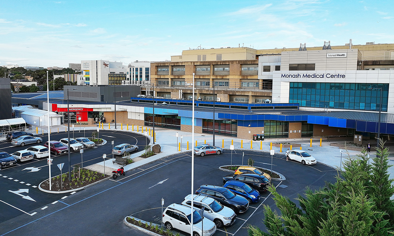 The Monash Medical Centre expansion project was delivered four months ahead of the original schedule and within budget.
