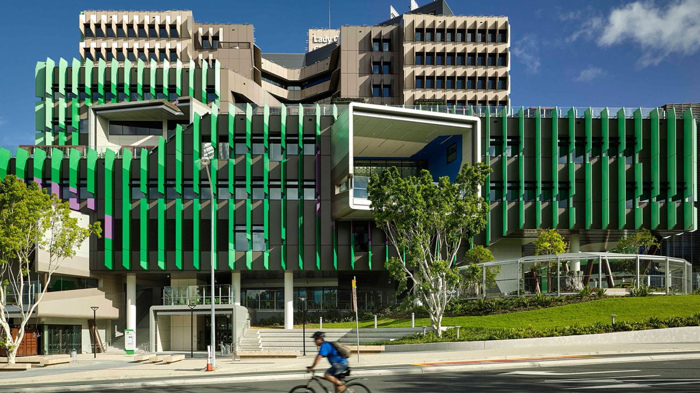 Queensland Children's Hospital is the central hub for a state-wide network of children’s health services. Image courtesy of Christopher Frederick Jones.