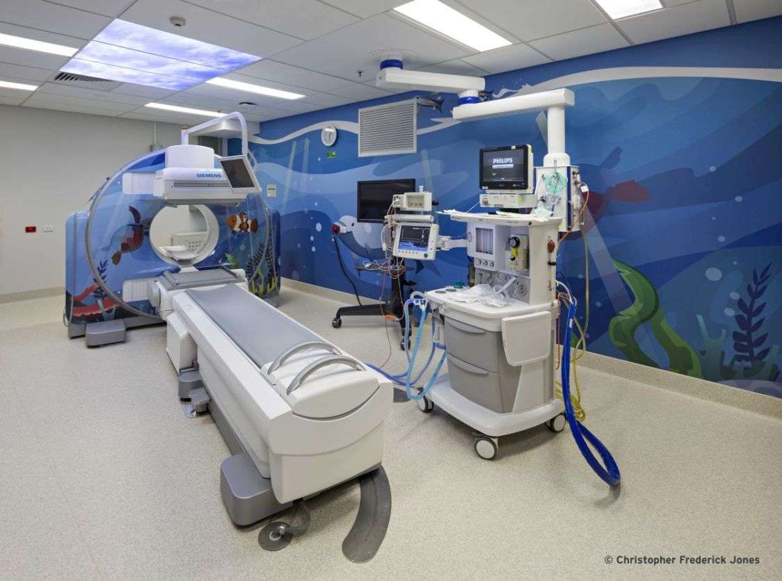 One of the testing rooms at the Queensland Childrens Hospital. Image courtesy of Christopher Frederick Jones.