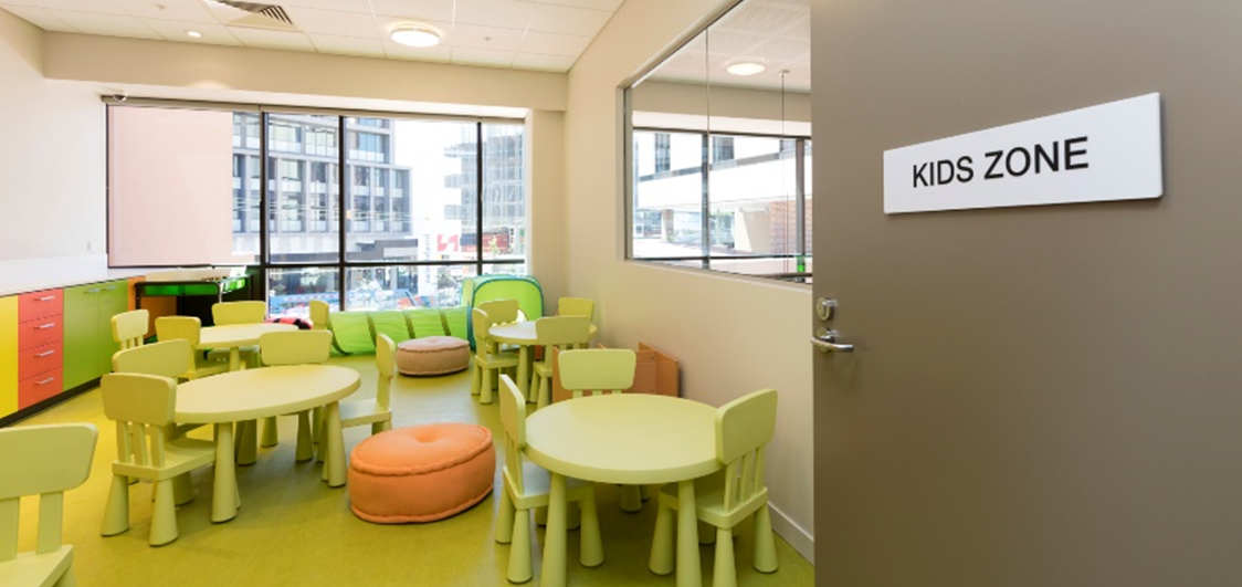 Kids Zone at the Ronald McDonald House in South Brisbane. 
