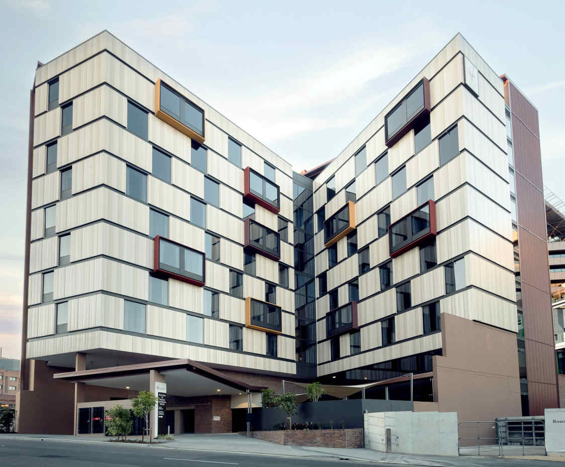 Ronald McDonald House main entrance in South Brisbane.